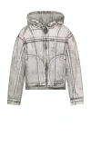 Daily Paper Balo Wax Jacket In Grey