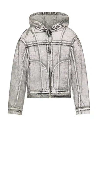 Daily Paper Balo Wax Jacket In Grey
