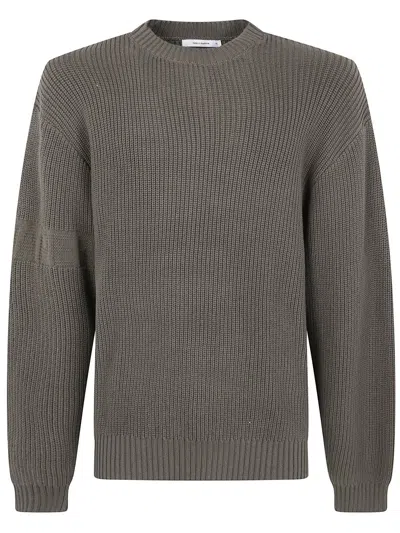 Daily Paper "band" Knit Sweater Clothing In Gray