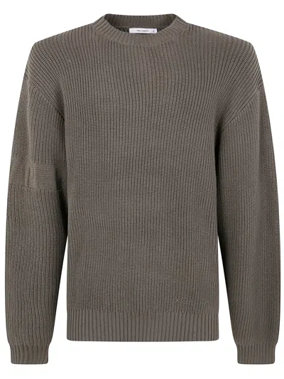 Daily Paper Ribbed-knit Jumper In Gray