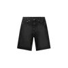 Daily Paper Bermuda  Laser Monogram Denim Shorts In Black