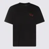 Daily Paper Black Cotton T-shirt In Black