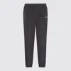 DAILY PAPER DAILY PAPER BLACK COTTON TRACK PANTS