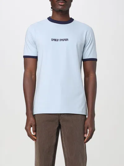 Daily Paper Blue Cotton T-shirt