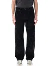 Daily Paper Floral Laser Jeans In Black
