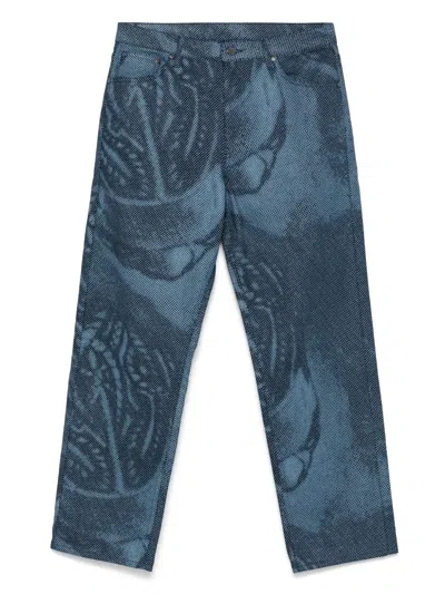 Daily Paper Braids Jeans In Blue