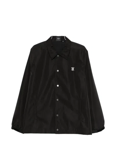 Daily Paper Button-fastening Jacket In Black