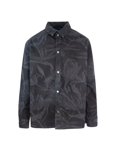 Daily Paper Camicia Floral Laser Black
