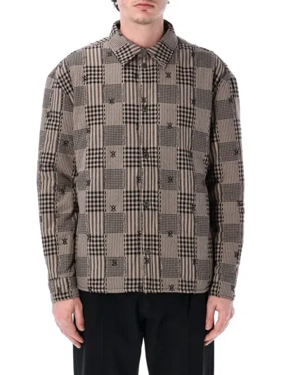 DAILY PAPER CHECK-PATTERNED SHIRT