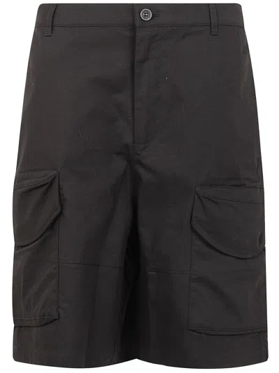 Daily Paper Cotton Cargo Shorts Clothing In Black