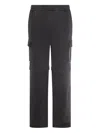 Daily Paper Cotton Cargo Trousers In Black