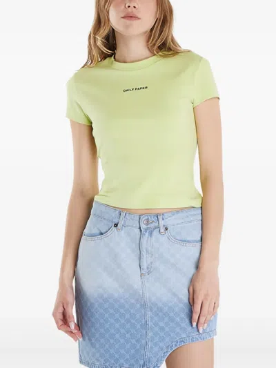 Daily Paper Cotton T-shirt In Neutral