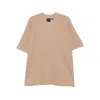 Daily Paper Ribbed Logo T-shirt In Brown