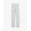 DAILY PAPER DAILY PAPER MEN'S SLEET GREY DEMBE STRAIGHT-LEG HIGH-RISE COTTON-POPLIN TROUSERS