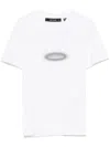 Daily Paper T-shirt Mit Gepunktetem Logo In White