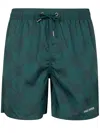 Daily Paper Dotted Monogram Swimshorts In Green