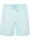Daily Paper Dotted Monogram Swimshorts In Blue