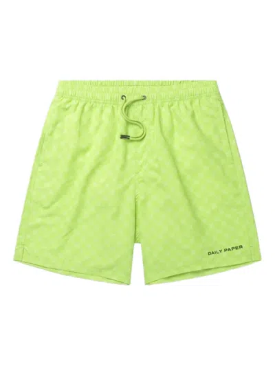 Daily Paper Drawstring-waist Swim Shorts In Pattern