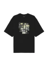 Daily Paper Evolution Oversized T-shirt In Black