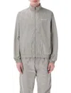 Daily Paper Lightweight Stand-up Collar Eward Jacket In Gray