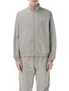 Daily Paper Lightweight Stand-up Collar Eward Jacket In Wet Water Grey