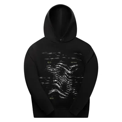 Daily Paper Felt  Rewind Hoodie In Black