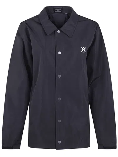 Daily Paper Button-fastening Jacket In Black