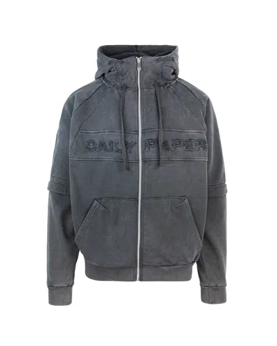 Daily Paper Giacca Garment Wash Black