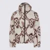 Daily Paper Shield-pattern Hooded Jacket In Brown