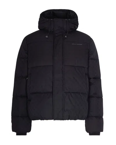 Daily Paper Giubbino Nos Monogram Puffer Black