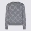 Daily Paper Tevin Monogram Grey Sweater In Gray