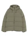 Daily Paper Hooded Puffer Jacket In Green