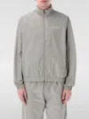 Daily Paper Lightweight Stand-up Collar Eward Jacket In Grey