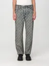 Daily Paper Logo-print Jeans In Blau