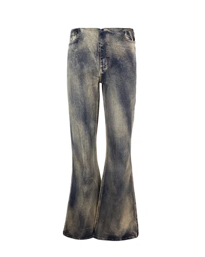 Daily Paper Jeans Vintage Wash Marrone In Brown Wash