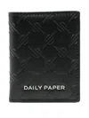 Daily Paper Kidis Monogram Wallet In 黑色