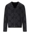 Daily Paper Kirabo Monogram Dark Grey Cardigan