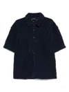 Daily Paper Lace Shield Shirt In Blue