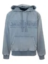 Daily Paper Felpa Wet Weather Garment Wash In Grey