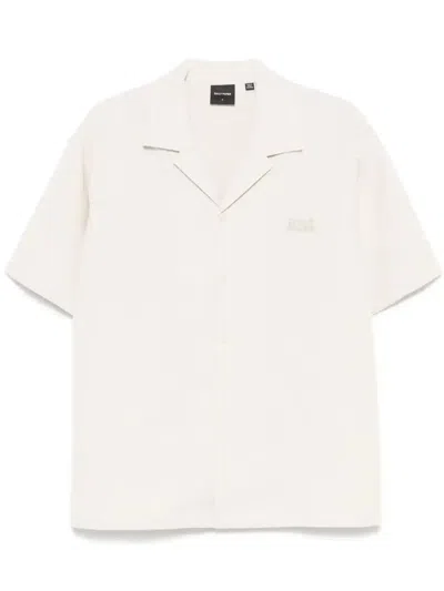 Daily Paper Logo-embroidered Shirt In Neutrals