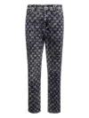 Daily Paper Logo-patch Jeans In Blue