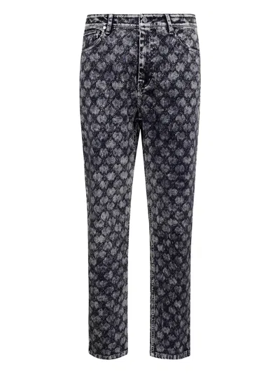 DAILY PAPER LOGO-PATCH JEANS