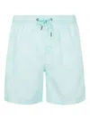 Daily Paper Logo-pattern Swim Shorts In Blue