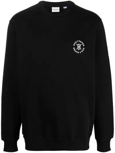 Daily Paper Sweatshirt Mit Logo-print In Black