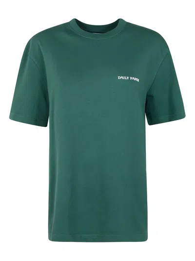 Daily Paper Logo-print Cotton T-shirt In Green