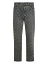 Daily Paper Logo-print Jeans In Blue