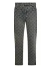 Daily Paper Logo-print Jeans In Blue