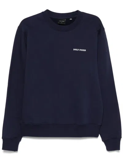 Daily Paper Logo-print Sweatshirt In Blue