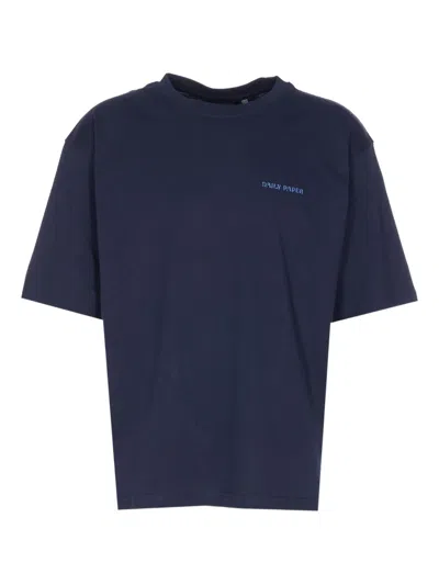 Daily Paper Logo-print T-shirt In Blue