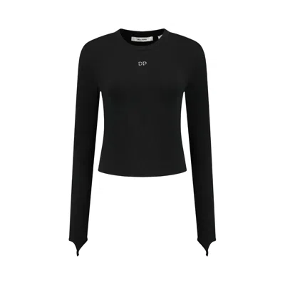 Pre-owned Daily Paper Logo Rip Top 'black' | Men's Size L